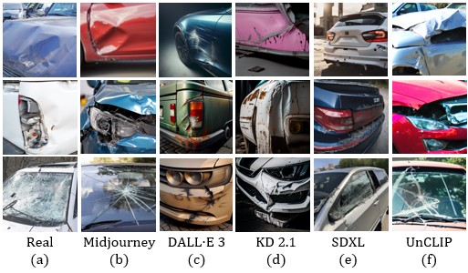 Damaged cars dataset examples
